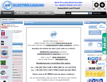 Tablet Screenshot of electro-lagune.de